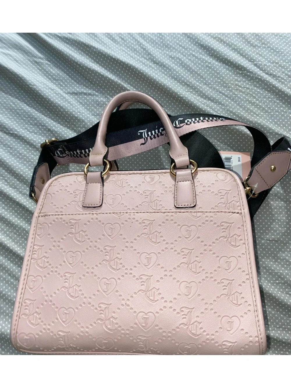 Juice couture satchel in dusty blush